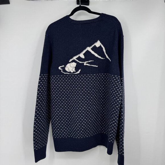 Brooks Brothers Polar Bear English  Lambswool Crewneck Sweater Womens size XL in - Picture 8 of 11